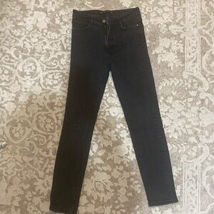 Zara Black High Rise Skinny jeans
